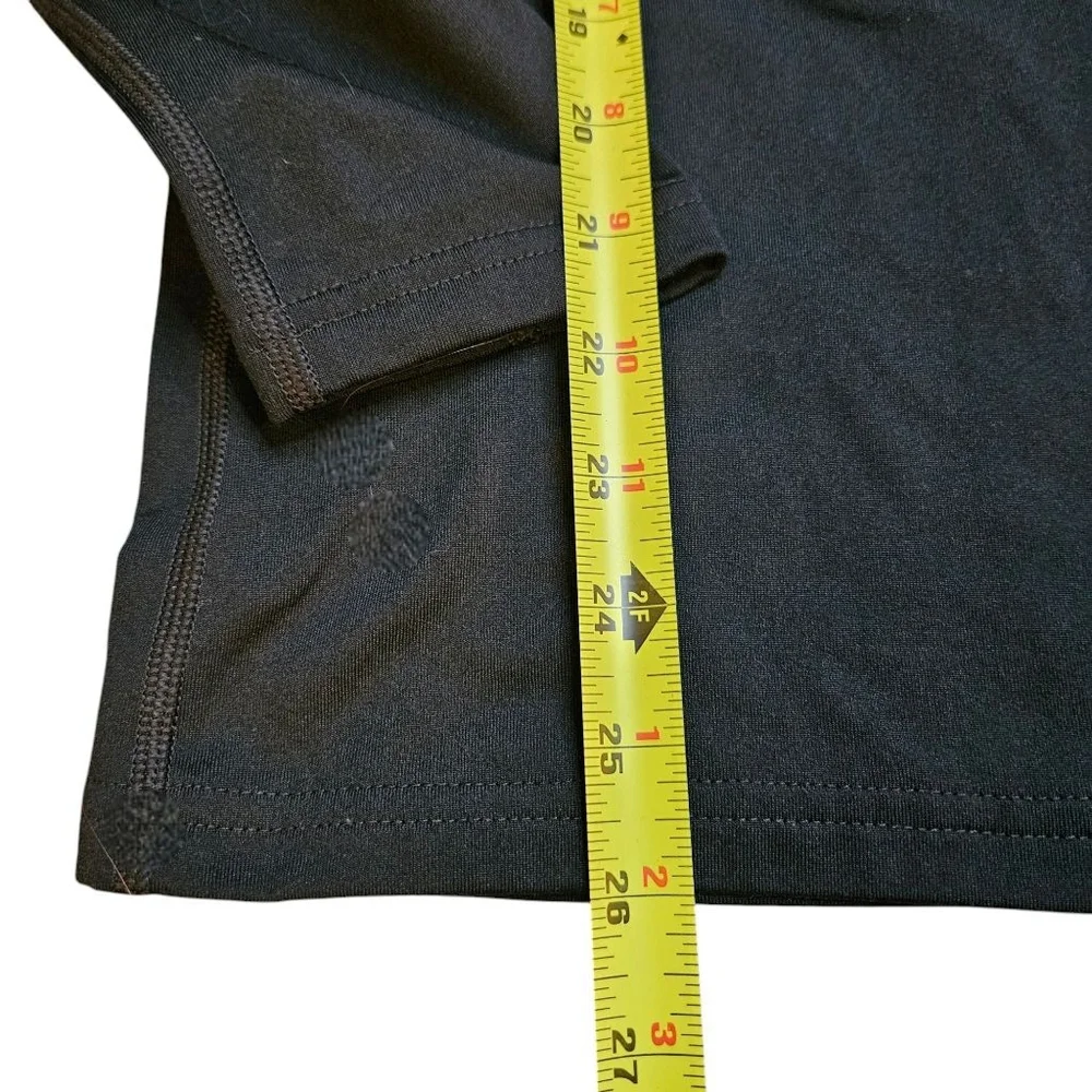 Nike Dri-FIT Small Black 1/4 Zip Fitted Long Sleeve Athletic Sweatshirt - Picture 5 of 10